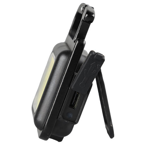 J031 rechargeable work light USB-C charging port and folding stand
